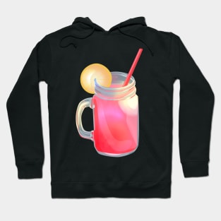 Pink Lemonade in Glass Jar Hoodie